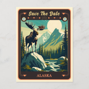 Save the date   Alaska Invitation Briefkaart