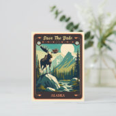 Save the date | Alaska Invitation Briefkaart (Staand voorkant)