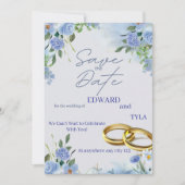 SAVE THE DATE ANNOUNCEMENT CARD KAART (Voorkant)