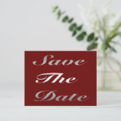 Save The Date-ansichtkaart Aankondigingskaart (Staand voorkant)