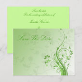 Save the Date ansichtkaart Aankondigingskaart (Voorkant / Achterkant)