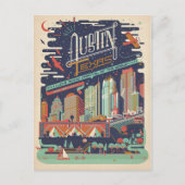 Save the date | Austin, Texas - AKA: Bat City Aankondigingskaart (Voorkant)