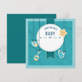 Save The Date - Baby Boy (Voorkant / Achterkant)