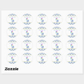 Save The Date Baby Shower Stickers (Vel)