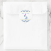 Save The Date Baby Shower Stickers (Tas)