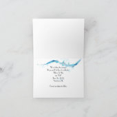 Save The Date-baby's adem foto frame Aankondiging (Binnen)