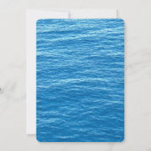 Save the Date Beach Cruise Ship Wedding (Achterkant)