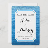 Save the Date Beach Cruise Ship Wedding (Voorkant)