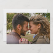 Save the Date Beach Geïnspireerd Fotocollage Weddi Kaart (Achterkant)