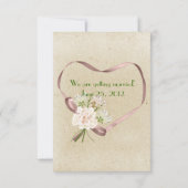 "Save The Date"-bericht in een fles Save The Date (Achterkant)