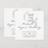 Save the date || BESTE DEAL | AFBEELDINGSINVITATIE Kaart (Voorkant / Achterkant)