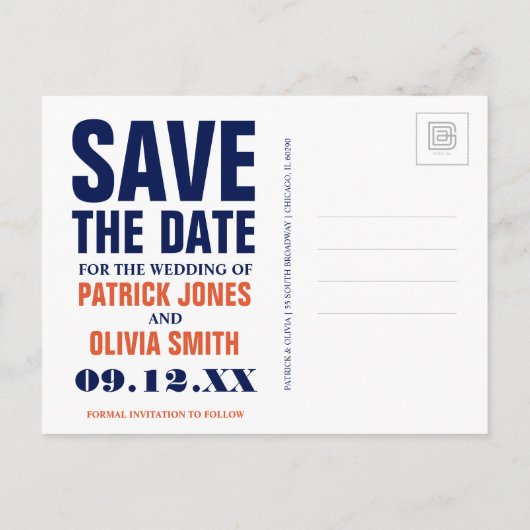 Save the date | Bezoek het mooie Puerto Rico Aankondigingskaart (Achterkant)