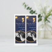 Save the Date Book Mark geeft de voorkeur aan papi Aankondigingskaart (Staand voorkant)