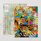 Save The Date - Boom van de Liefde - Gepersonalise Aankondigingskaart (Voorkant / Achterkant)