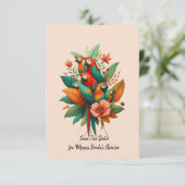 Save the Date Bridal Shower Kaart (Staand voorkant)