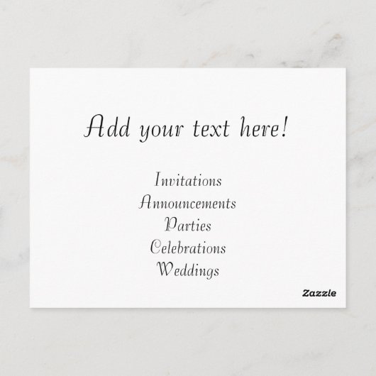 Save the date briefkaart (Achterkant)