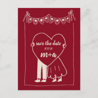 Save the date briefkaart