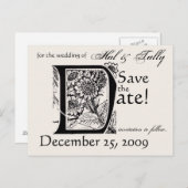  Save the Date Briefkaart (Voorkant / Achterkant)