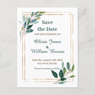 Save the date briefkaart