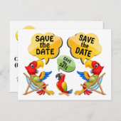 Save the date briefkaart (Voorkant / Achterkant)