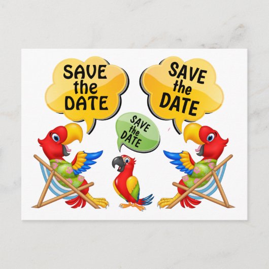 Save the date briefkaart (Voorkant)
