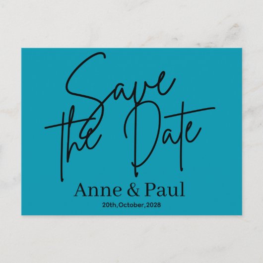 save the date briefkaart (Voorkant)