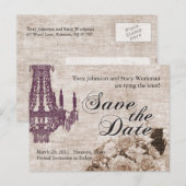 Save the Date Briefkaart (Voorkant / Achterkant)