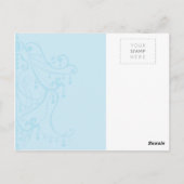 SAVE THE DATE BRIEFKAART:: kroonluchter Briefkaart (Achterkant)