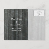 Save the Date Briefkaart - Twee Rozen en schuurdeu (Achterkant)