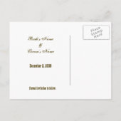 Save the Date Briefkaart - Witte Kerk (Achterkant)