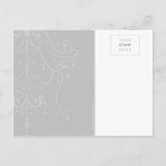 SAVE THE DATE BRIEFKAART:: xenia1 Aankondigingskaart (Achterkant)