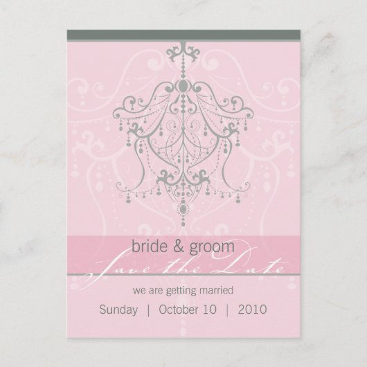 SAVE THE DATE BRIEFKAART:: xenia1 Aankondigingskaart (Voorkant)