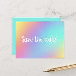 Save the date! Briefkaarten voor gradiënt Freeform