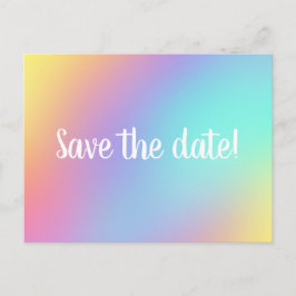 Save the date! Briefkaarten voor gradiënt Freeform