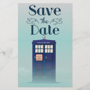 Save the Date Britse Politie Box Briefpapier