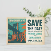 Save the date | Brooklyn, NY (Staand voorkant)