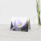 Save the Date Cala Lily - Salie (Achterkant)