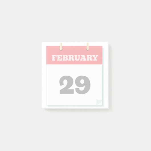 Save The Date Calendar Illustration Post-it® Notes (Voorkant)