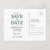 Save the Date | Californië 2 Uitnodiging Briefkaart (Achterkant)