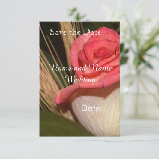 Save the date card (Staand voorkant)