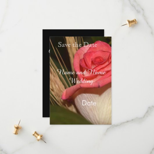 Save the date card (Voorkant / Achterkant in situ)