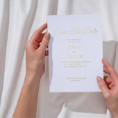  Save the Date Card Folie Uitnodiging