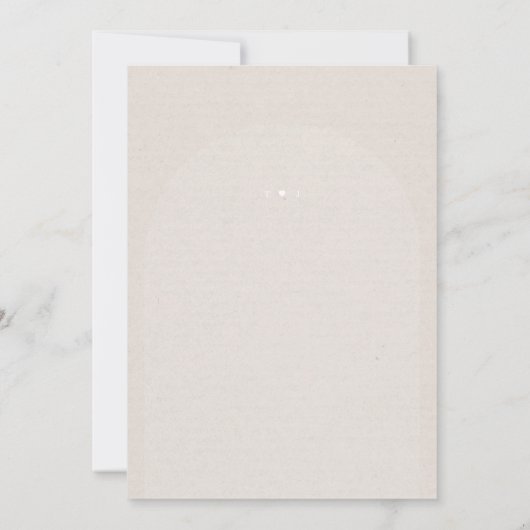 Save the Date Card Modern Wavy Border (Achterkant)