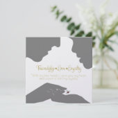 Save the Date Claddagh Goud (Staand voorkant)