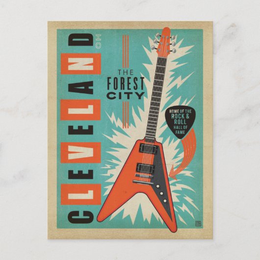 Save the date | Cleveland, OH Aankondigingskaart (Voorkant)