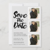 Save the Date Collage | BRUILOFTEN Kaart (Voorkant)