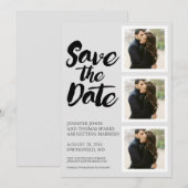 Save the Date Collage | BRUILOFTEN Kaart (Voorkant / Achterkant)