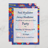 Save the Date Comic Heroes Kaart (Voorkant / Achterkant)