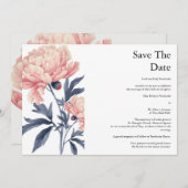 Save the Date_convites casamento  Kaart (Voorkant / Achterkant)