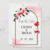 Save the date "Coquelicots" (Voorkant)